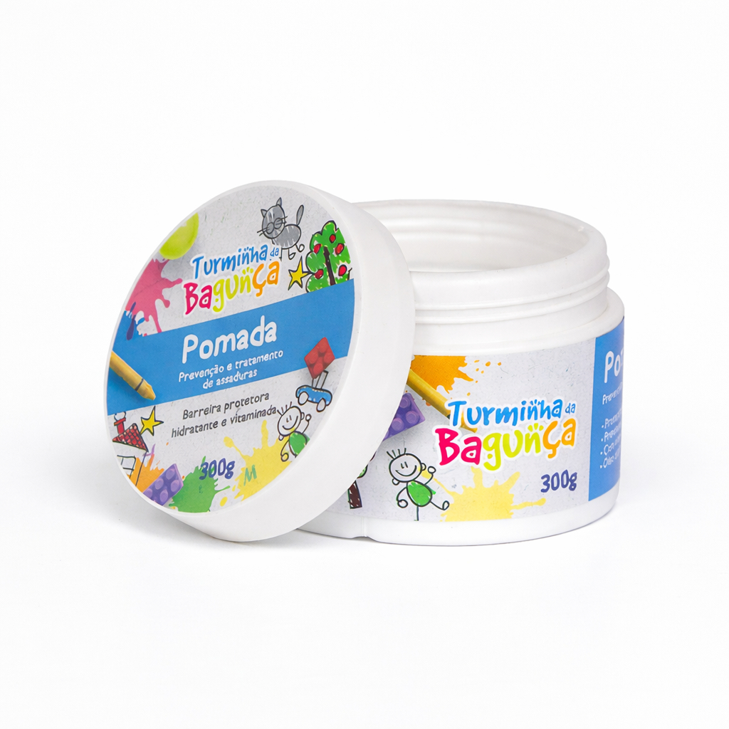 Pomada Para Assaduras Turminha Da Bagunça 300g Vegana Pomada bebê