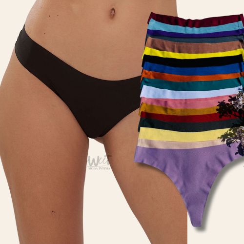 Kit Calcinha Confortável Sem Costura Leve Linha Premium