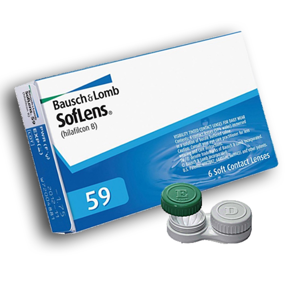 Lente De Contato Soflens 59 Bausch  Lomb uso Mensal