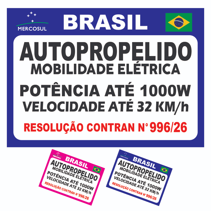Placa PVC para Moto Elétrica 1000w Placa para Moto Elétrica Acessórios para Scooter Elétrica