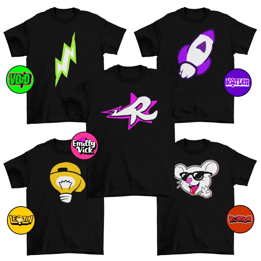 Camisa Infantil Emilly Vick Youtuber Camiseta Com Nome Nas Costas Novos Elementos  Envio Imediato 100% Algodão