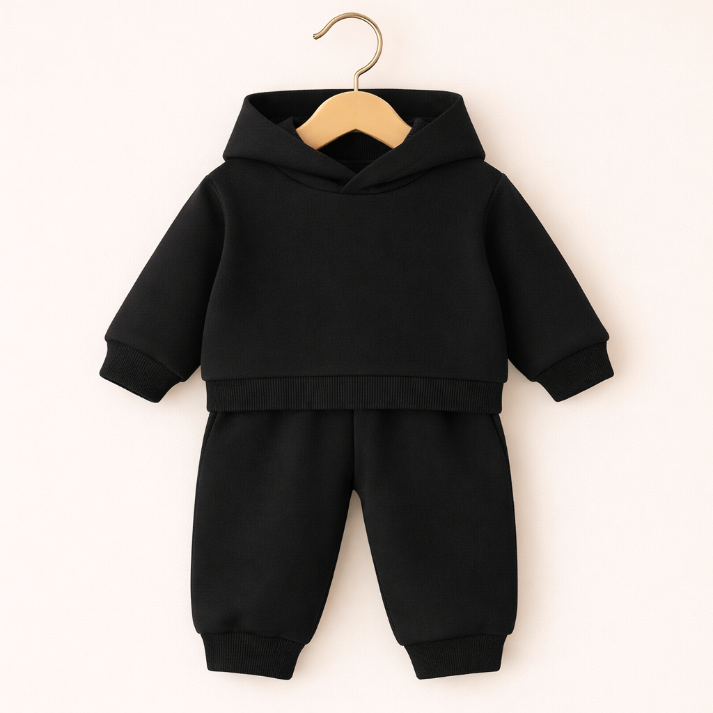 Conjunto Moletom Bebê Recém Nascido P M G GG Com Touca Algodão