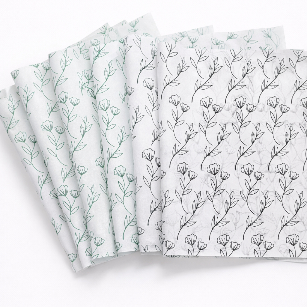 Papel Seda Estampa Flor 50 Folhas Tamanhos 30x50 30x70 50x70cm Artesanato Presente Papelaria Floral
