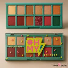 Paleta de Sombras Oh My 12 Tons Ruby Rose HB-1091