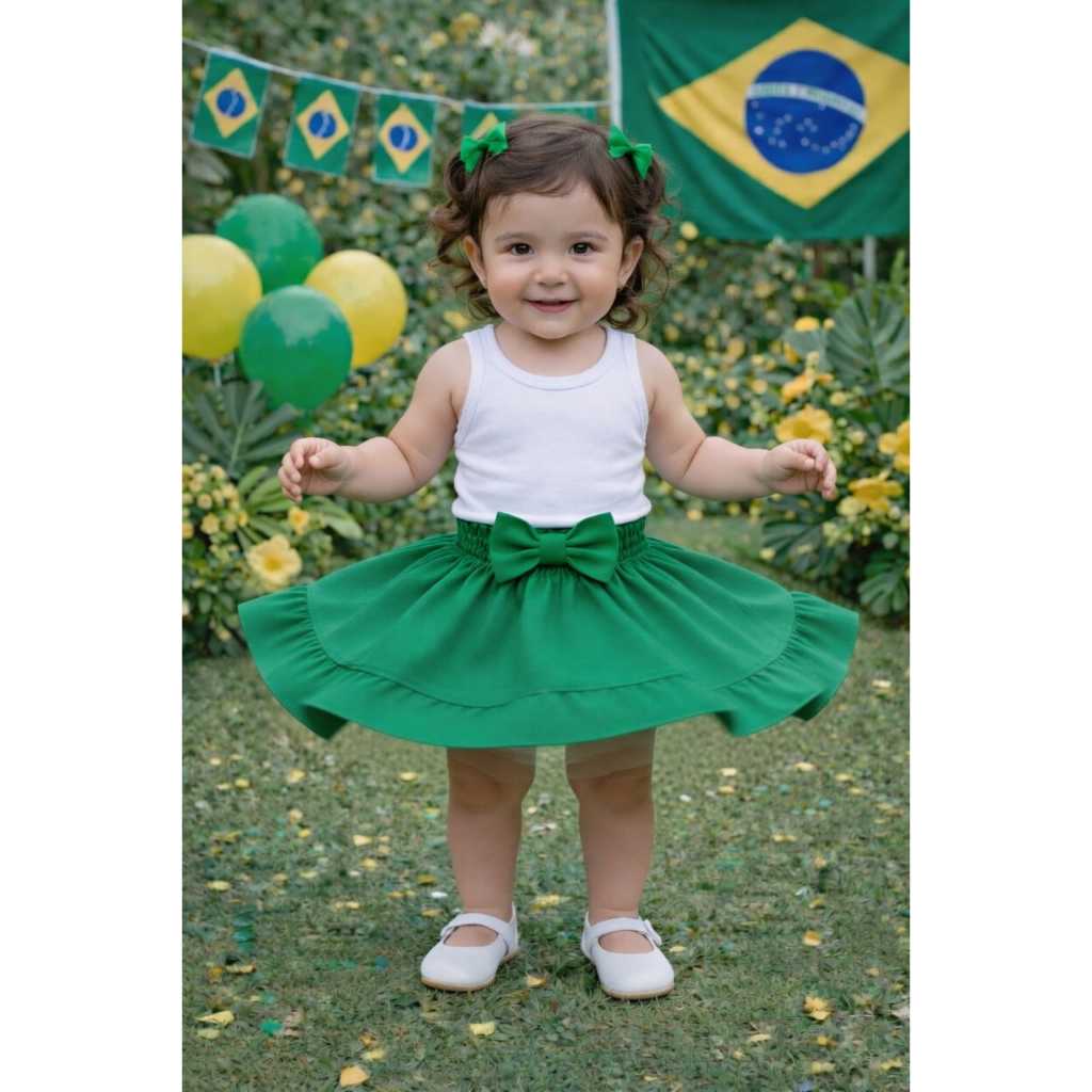 Coleção Saia Infantil Brasil