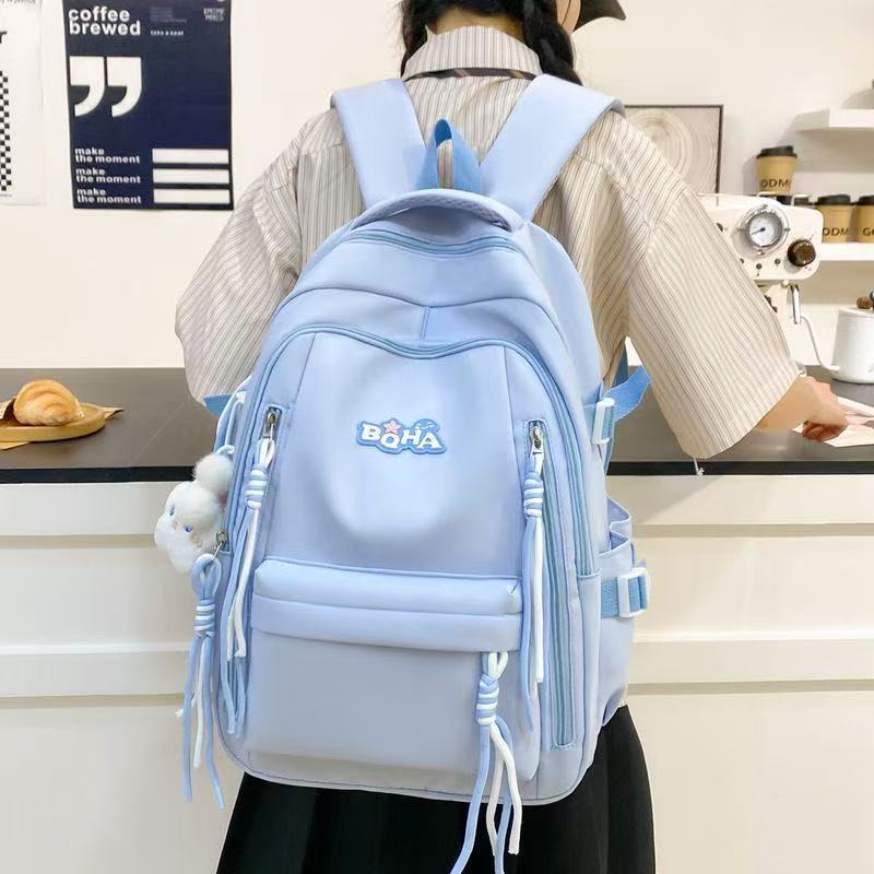 Mochila Feminina Escolar Passeio Resistente Coreano Grande Capacidade Impermeáve