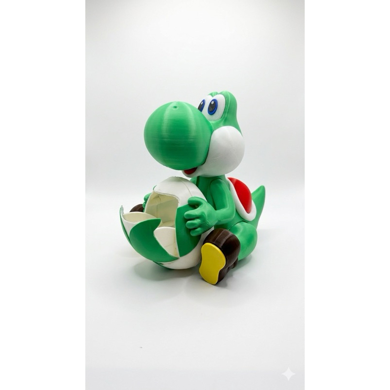 Balde de Pipoca Yoshi Super Mario Action Figure Cinema em Casa Geek Gamer Decoração Exclusiva