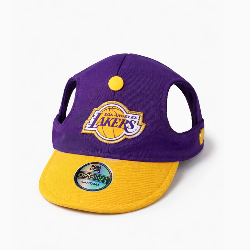 Boné para Cachorro e Gato - Todos os Tamanhos - Los Angeles Lakers