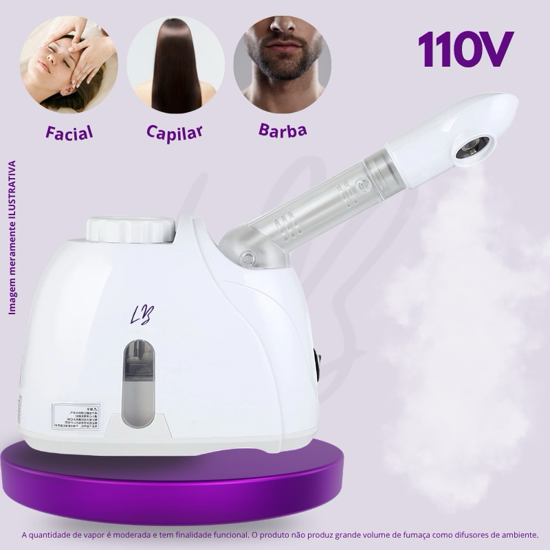 Vaporizador Facial capilar de Ozônio Profissional quente, skin care, Estética, barbearia