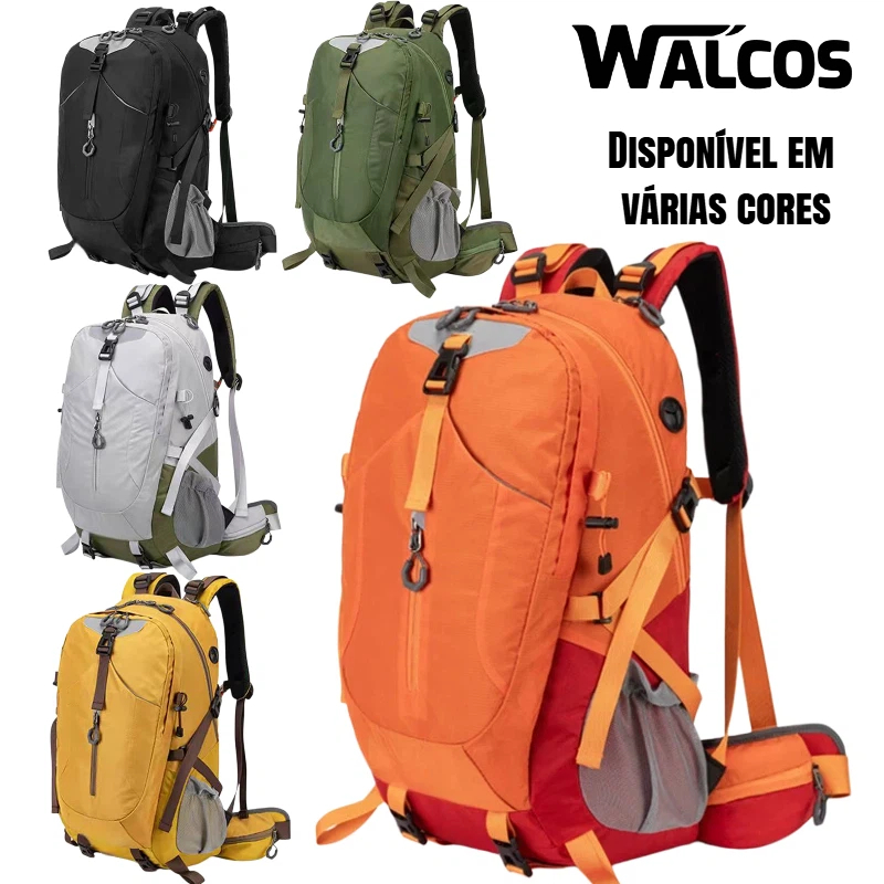 Mochila Cargueira 40L Impermeável para Trilha e Camping Viagem Passeio Motoboy Esporte Caminhada