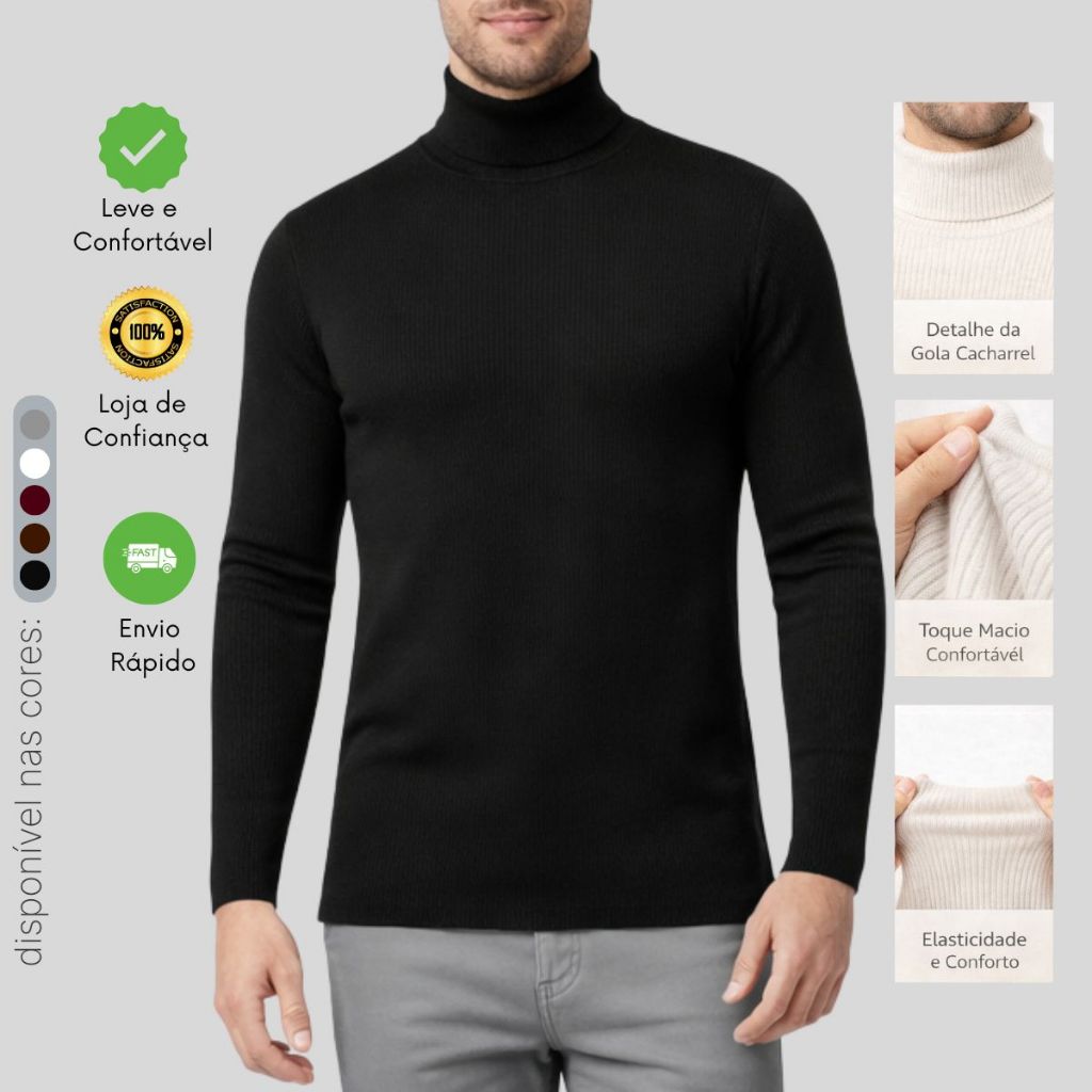 Blusa Cacharrel  Masculina Canelada