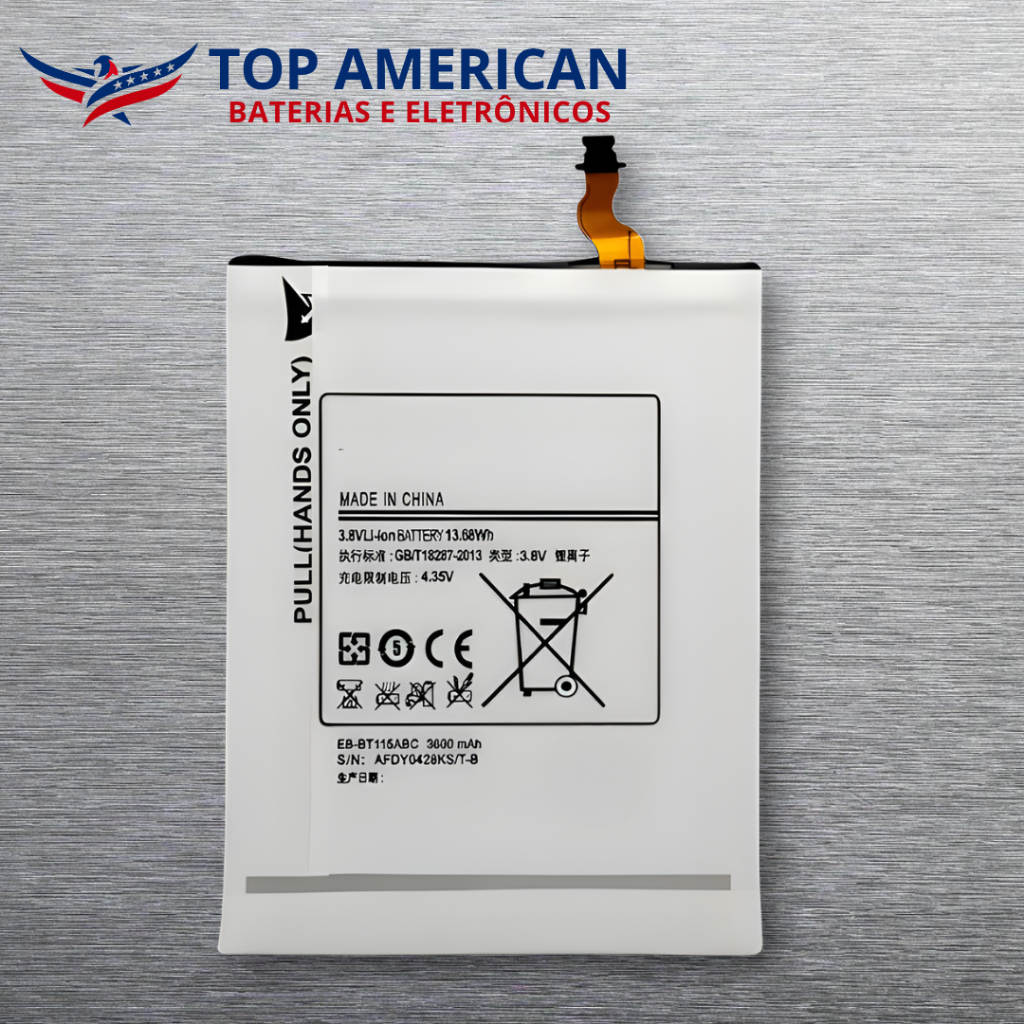 Bat Tablet compatível Tab 3 Lite T110 T111 T113 T115 T116 NF + Entrega Direta