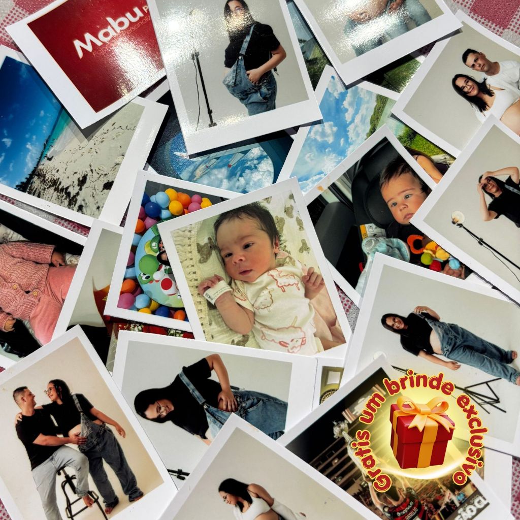 Mini Foto - Fotos + BRINDE GRÁTIS - Escolha a Quantidade - Envio FULL - Presente DIA dos NAMORADOS