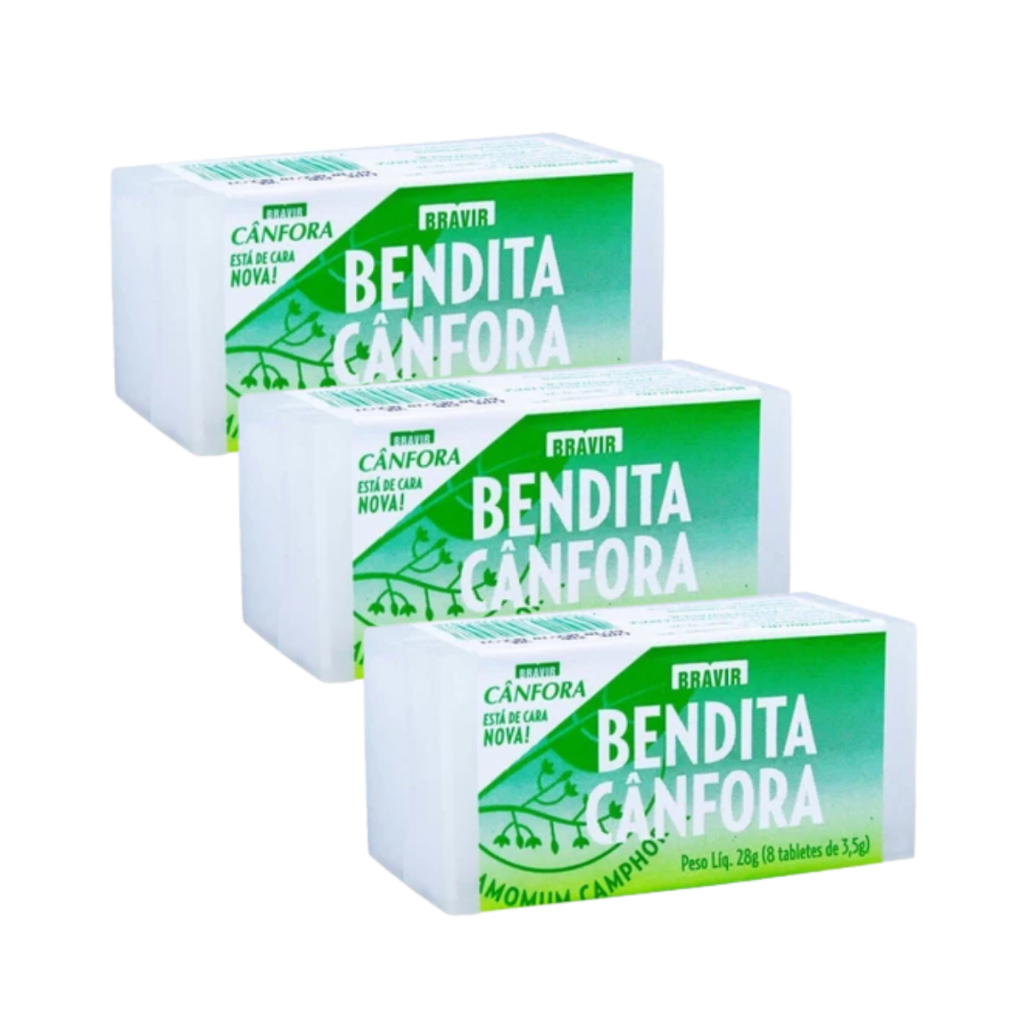 Cânfora Bendita Canfora Estojo com 8 unidades 28g ENVIO RÁPIDO 24H