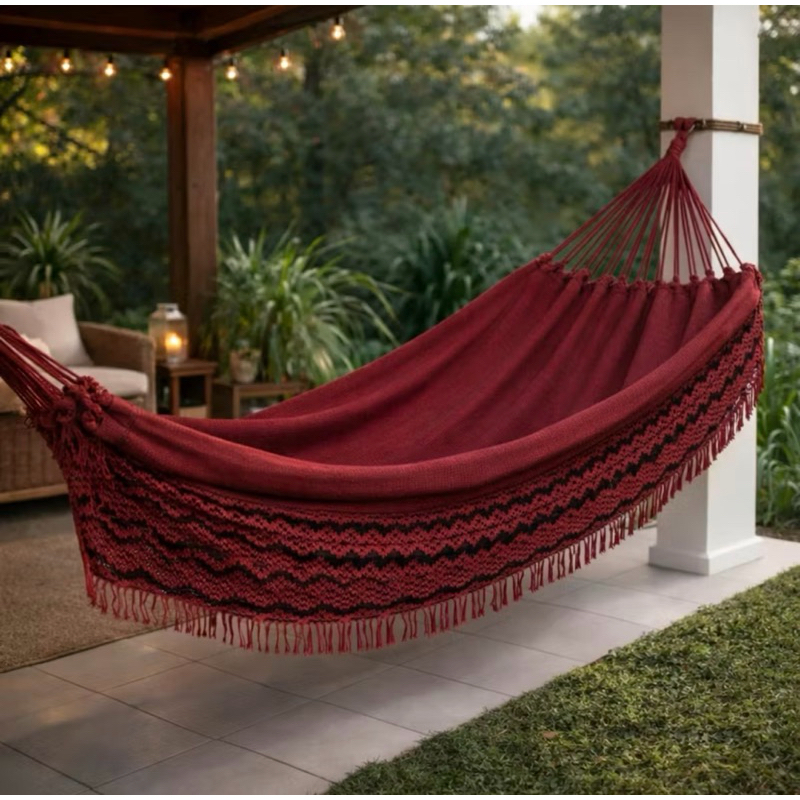 Rede De Dormir Descanso Casal Jeans Life Varias Cores