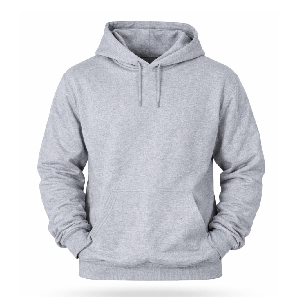 Blusa Moletom Liso Algodão Unissex Blusa de Frio Canguru Flanelado
