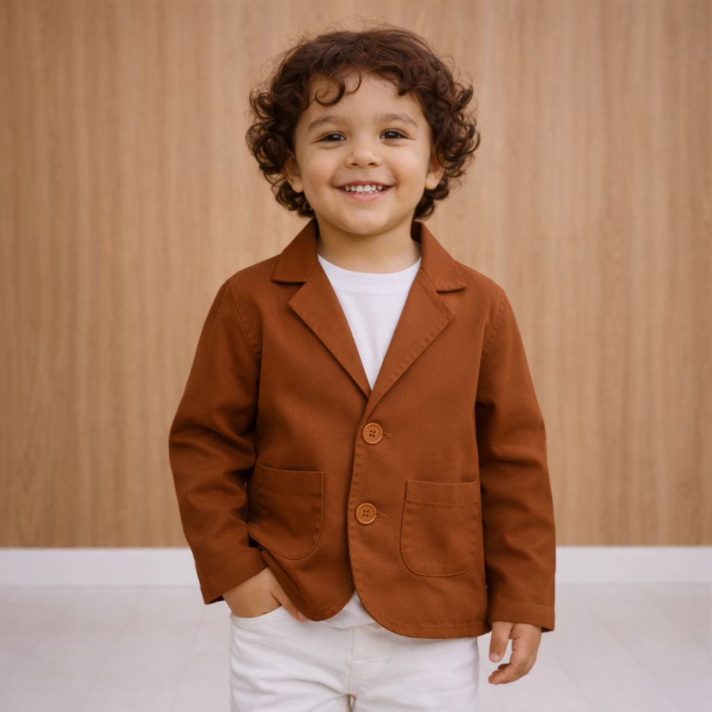 Blazer Social Infantil E Juvenil Masculino Sarja Promoção Outono Inverno