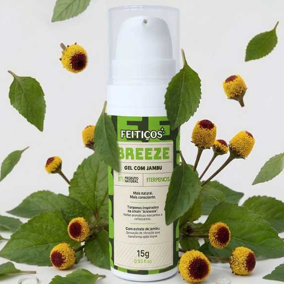 Breeze Gel Excitante Com Jambu E Terpenos Vibra Pulsa 15G Feitiços