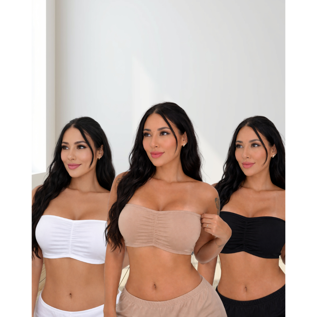 Top Tomara que Caia SEM BOJO Cropped Feminino
