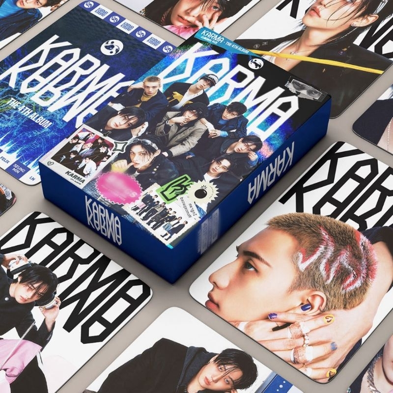 Photocard kpop Stray kids ATE /Karma Bangchan Hyunjin Premium + figurinhas Colecionáveis