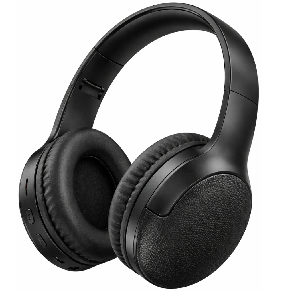 Fone de Ouvido Bluetooth 5.3 Headphone Sem Fio Cancela Ruído, Dobrável, Corrida, Academia Premium