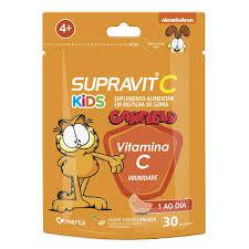 Supravit C Kids Vitamina C Sabor Laranja Infantil 30Un