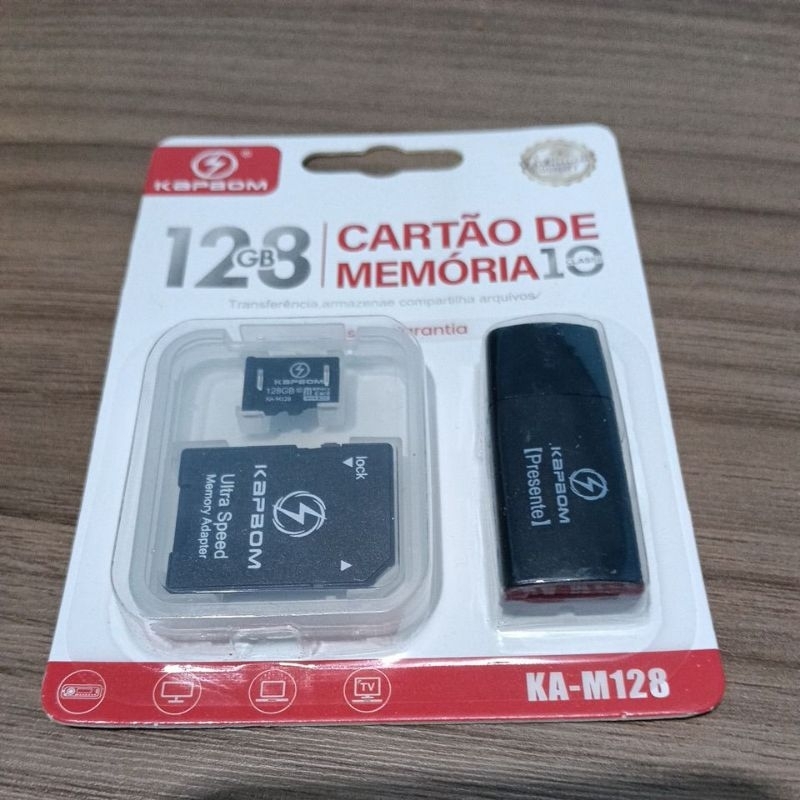 cartão de memória 128gb