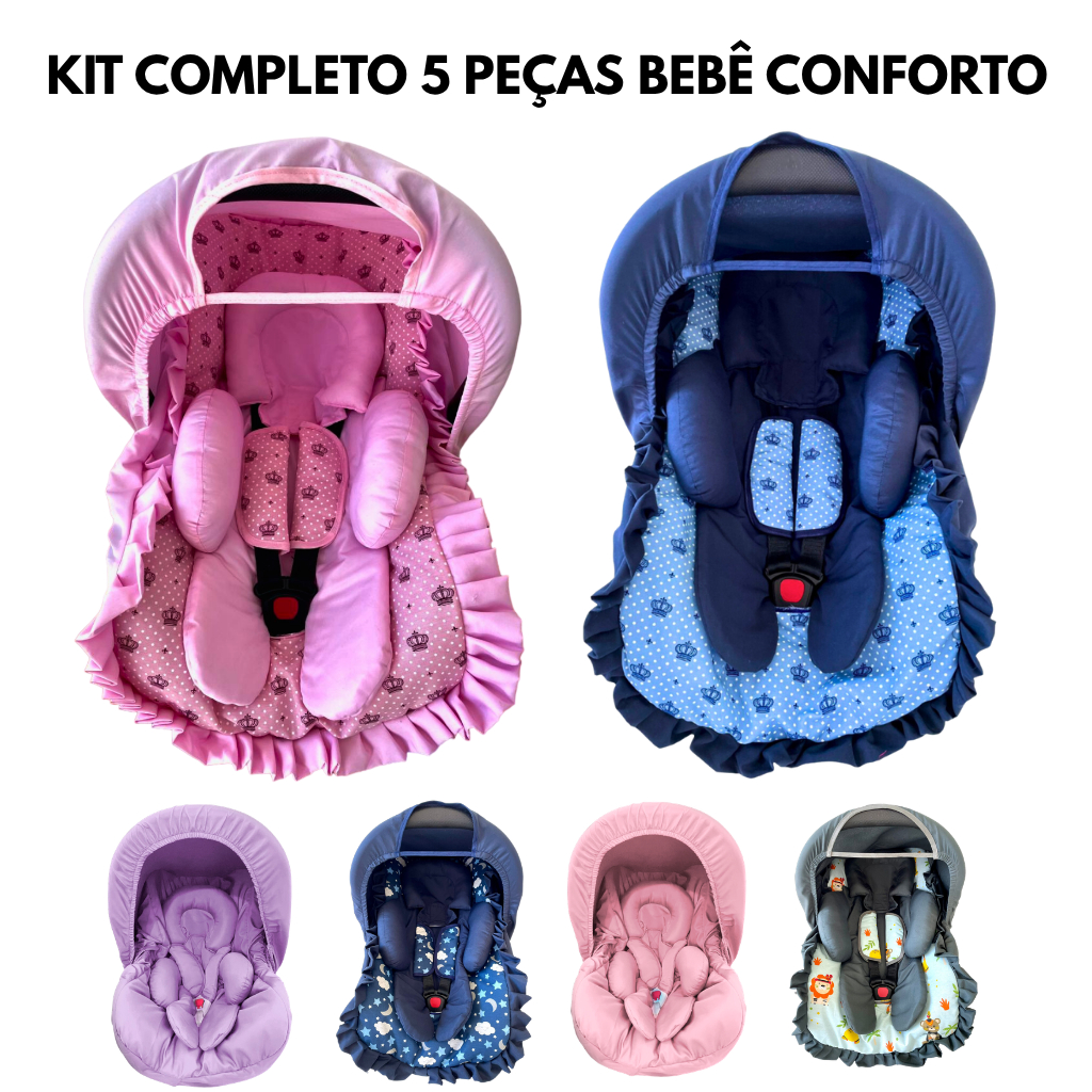 Kit Capa Bebê Conforto Completo Galzerano Cosco Burigotto Voyage Safety 1 st TUTTY BABY Maxi Cosi