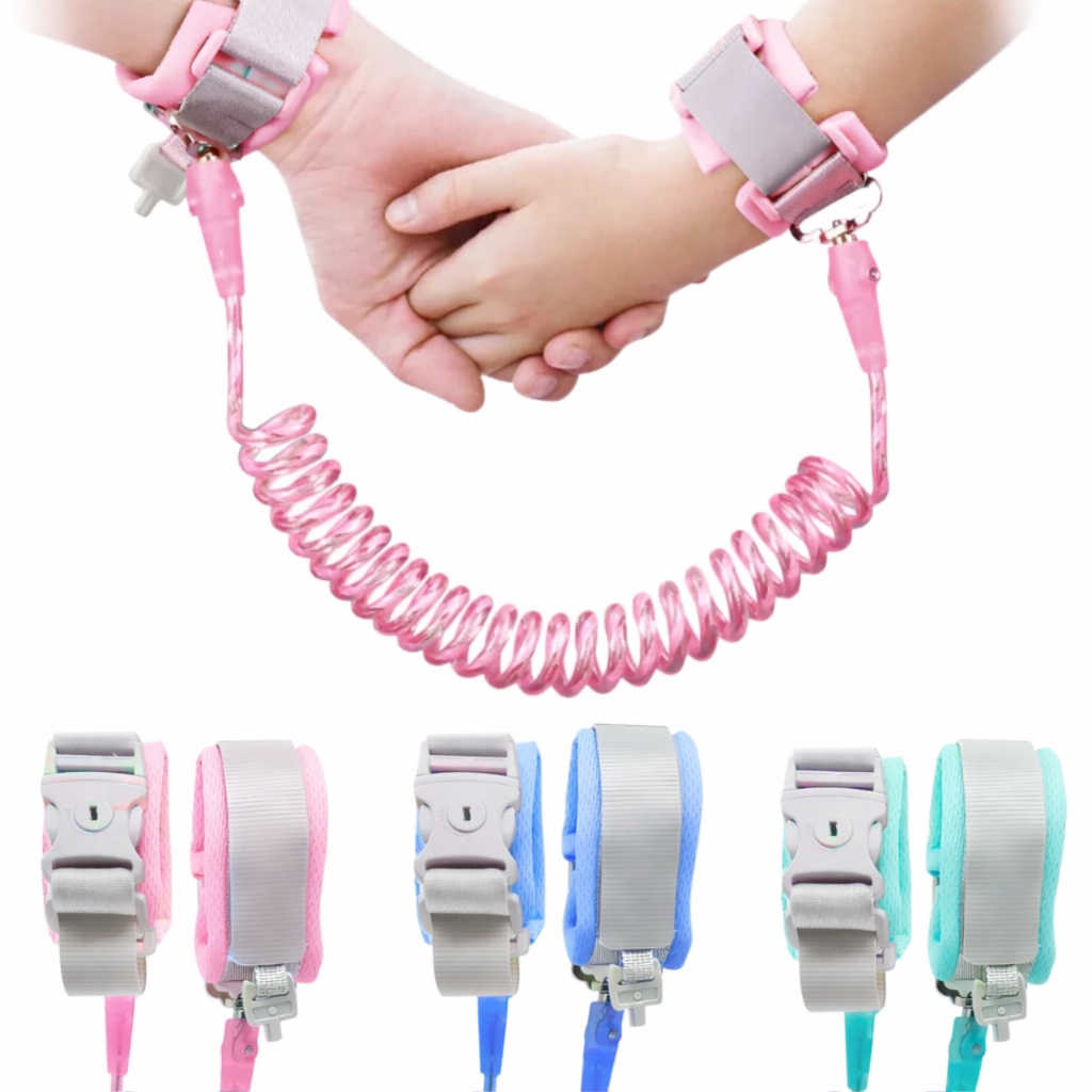 Pulseira Guia Para Criança Infantil Passeio Seguro Anti-Perda Segurança Até 10 Anos Varias cores