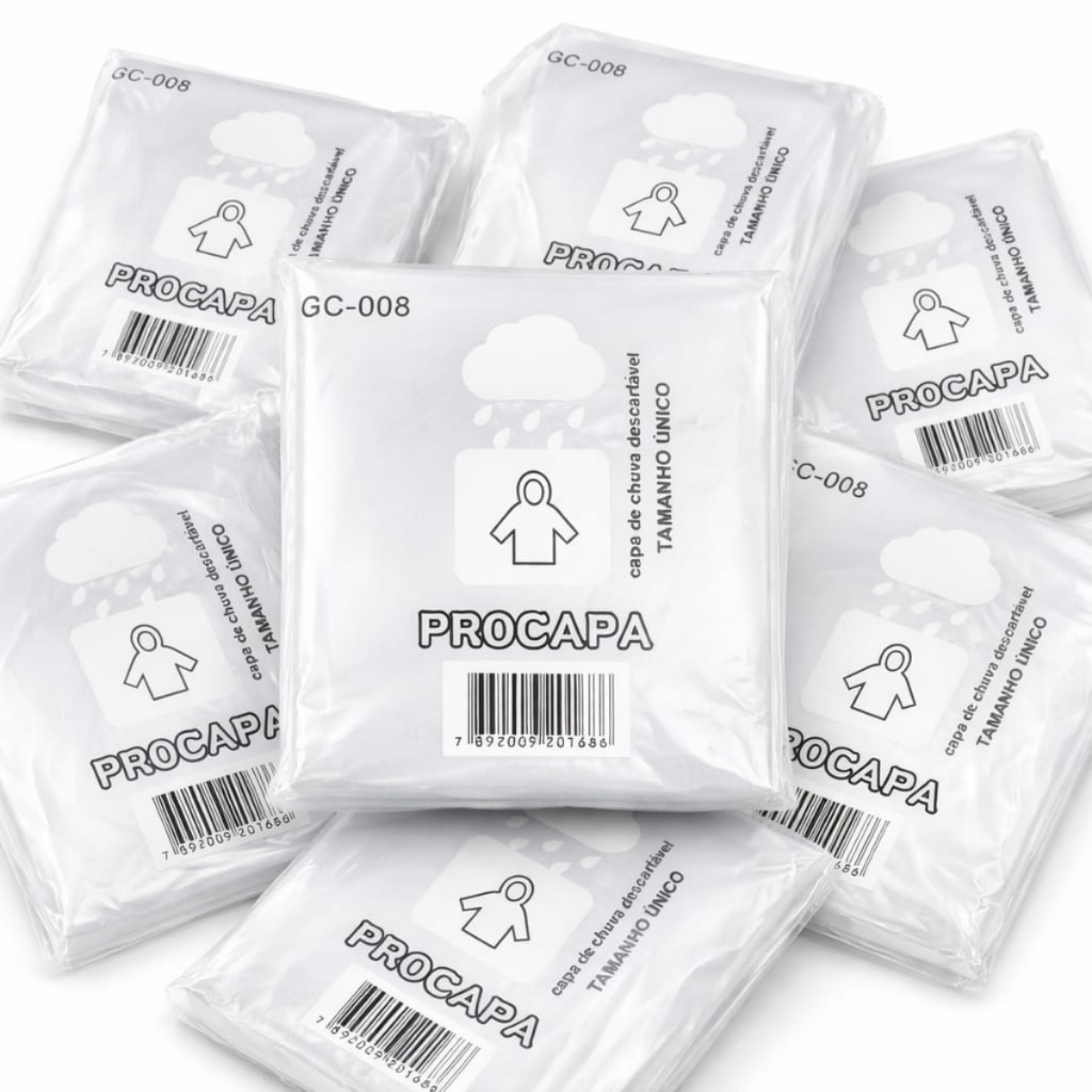 Capas de Chuva 10, 5, 3 Unidades Transparente Descartável Resistente Impermeável Eventos Viagem