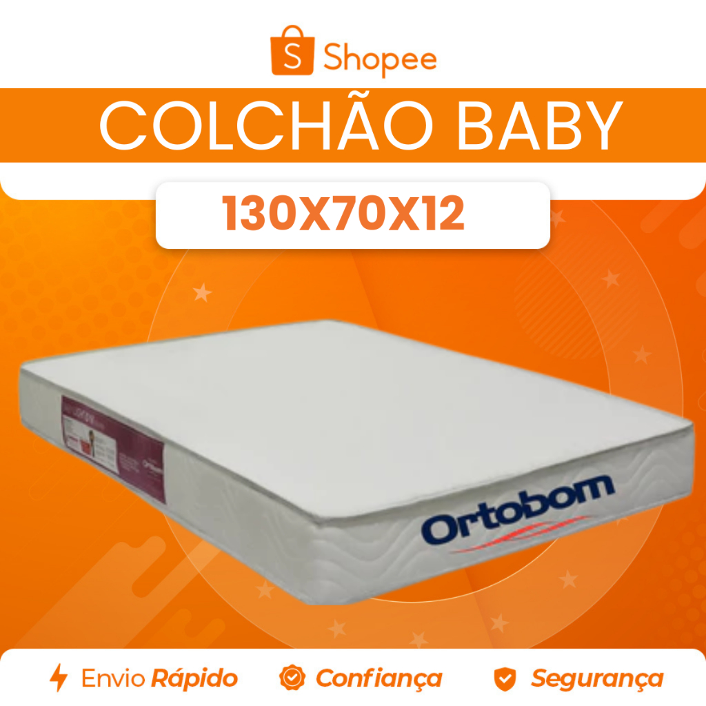 Colchão Baby De Berço Light D18 Impermeável - Envio Full