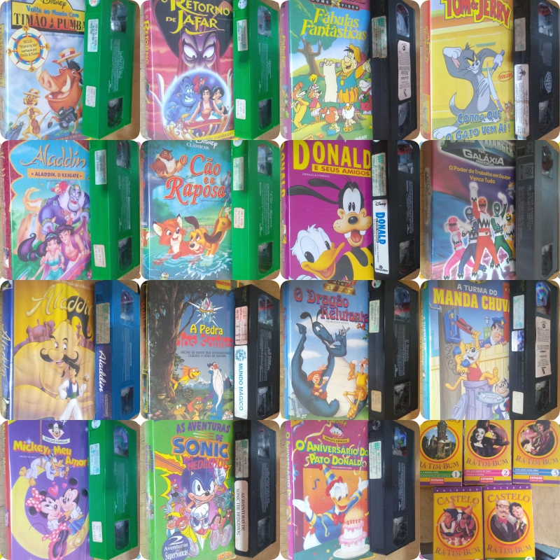 VHS: DESENHOS ANTIGOS - Coleção [Venda Unidade ou Lote]