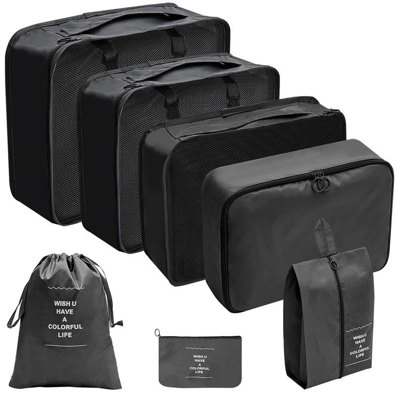 Kit 7 un Organizadores De Viagem Para Roupas Maquiagens Assesorios Alto Qualidade