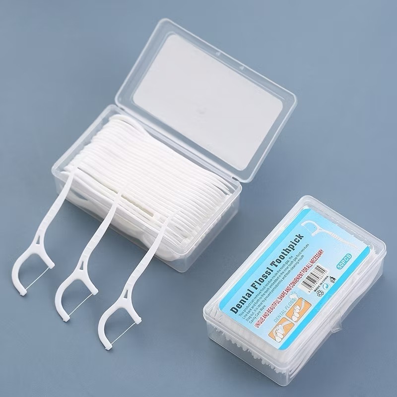 Kit com 50/100/150/200 Unidades de Fio Dental Infantil em Formato de Arco Ultra Fino para uma Limpeza Eficaz