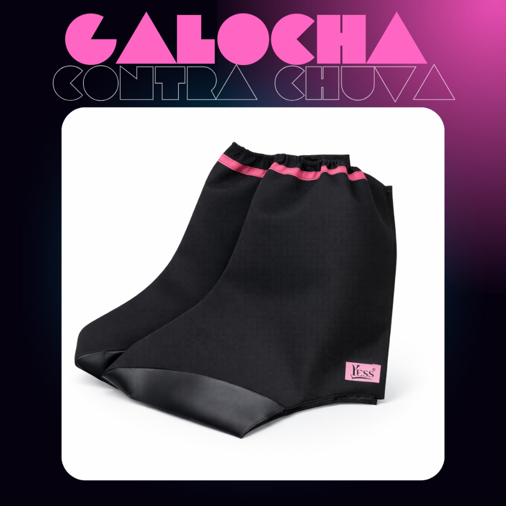Galocha Polaina proteção para os pés impermeavel para motoqueira motogirls não molha
