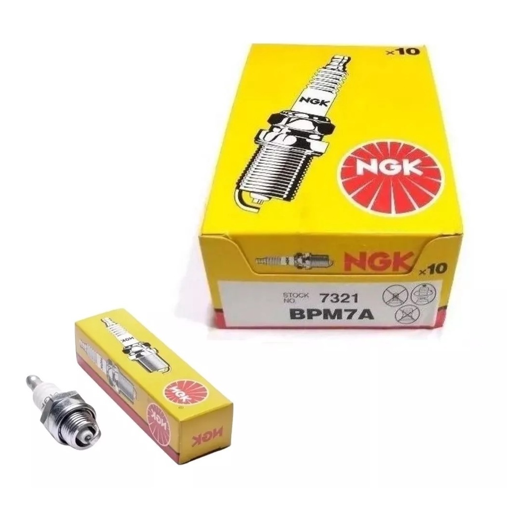 Vela De Ignição Ngk Bpm6a - Motosserras-roçadeiras Motor 2t