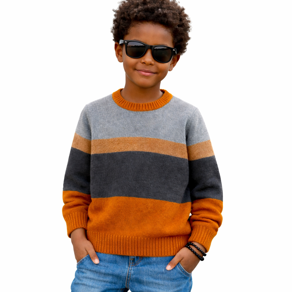 Blusa De Menino Tricot Suéter Premium Peça Única 4/6/8 Anos - Envio Full