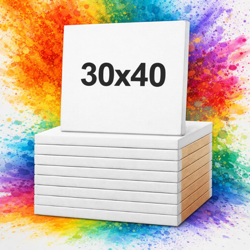 Telas Para Pintura 30x40cm Profissional 100% Algodão  Atacado Melhor Preço Escolha a quantidade