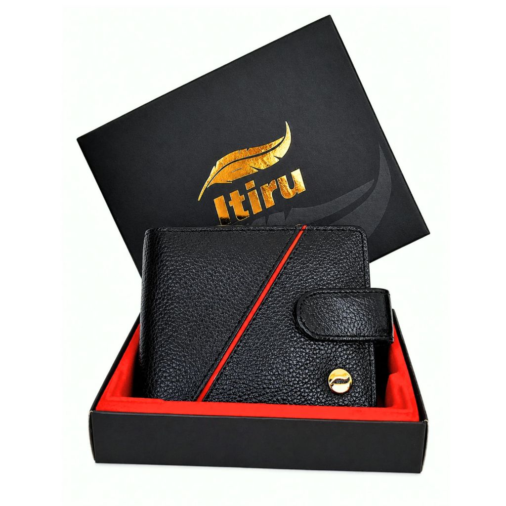 Carteira Masculina De Couro Legítimo Luxo Presente Para Homem Namorado e Pai -  Itiru Premium