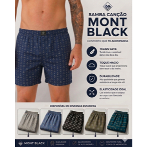 Kit Samba Canção Masculina Tecido Leve Elástico Para Dormir