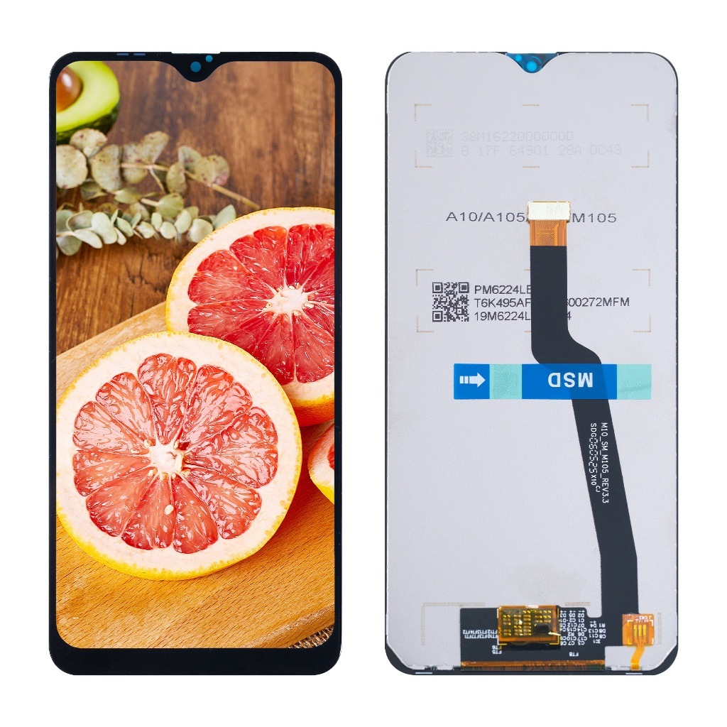 Frontal Tela Display Touch LCD Universal para SAM A10/A105 Reposição Peça Completa