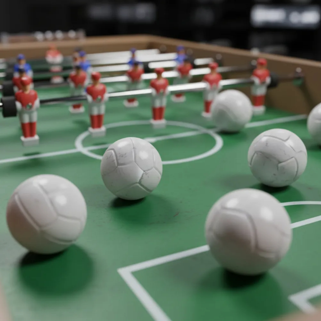 Bola Bolinha de Totó Pebolim Kit 7 e 10 Unidades
