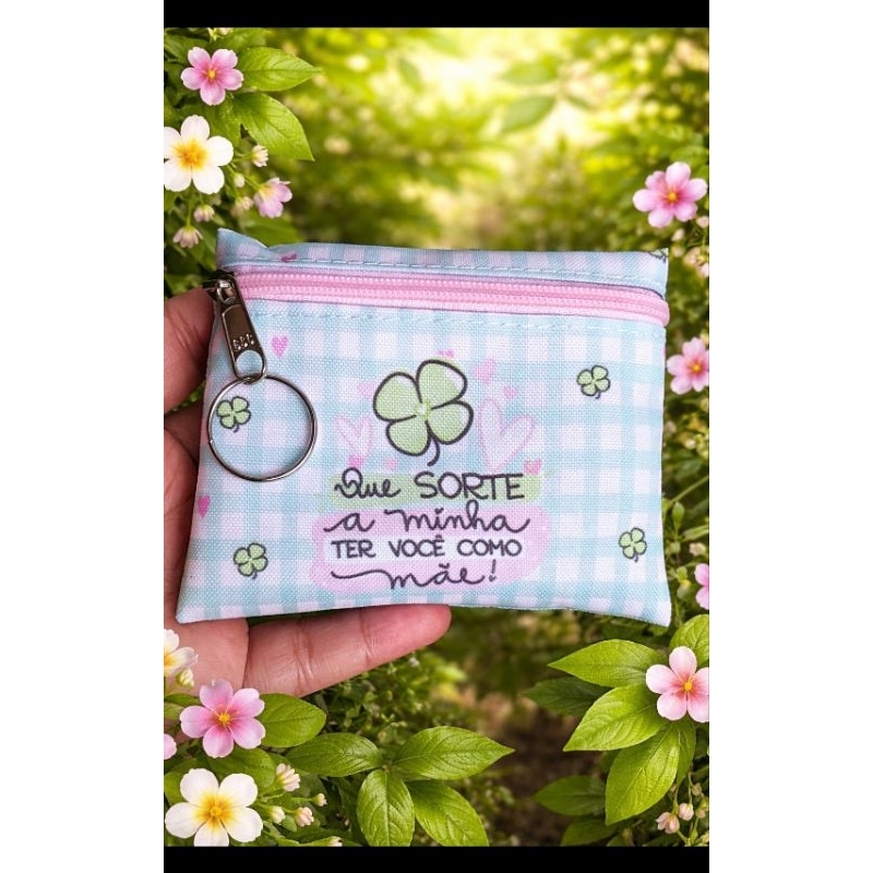 20 mini porta moedas dia das mães 9x7