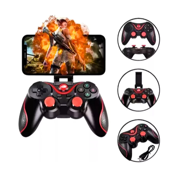 Controle Para Celular Smartphone + Cabo Telescópico Android X3 Bluetooth SO DAR PARA SISTEMA  ANDROID