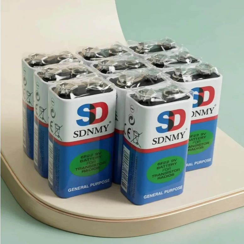 Kit 5 Baterias 9V Long Life Batteries 6F22 Sd-sdnmy