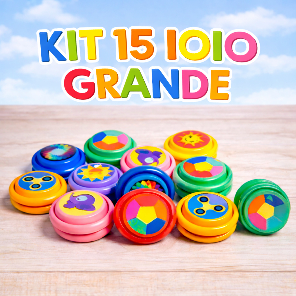 15 Ioio Yoyo Io Io p/ Kit Festa Lembrancinha Brinquedo infantil Prenda