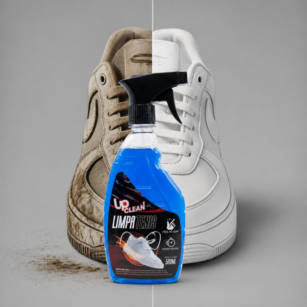 Limpador de Tênis Spray Premium Espuma de Limpeza Profunda 500ml
