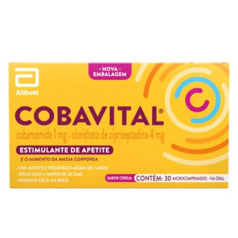 Cobavital C/30 COMPRIMIDOS APETITE E ENGORDA