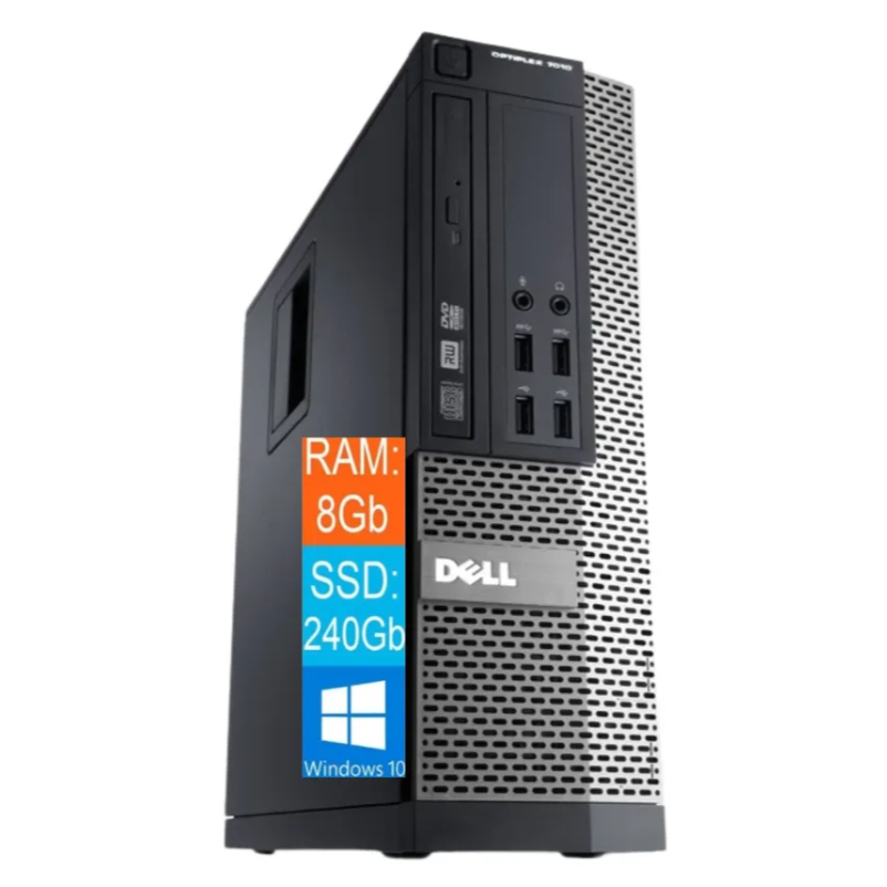 Computador Dell Optiplex 7010 I5 3470 8gb Hd 250gb W10 Wifi (Recondicionado)