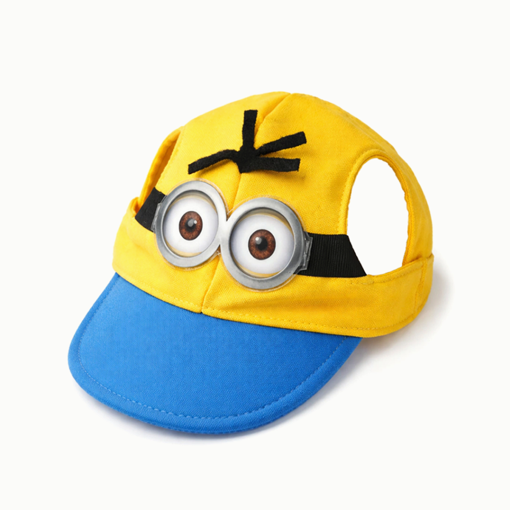 Boné para Cachorro e Gato - Todos os Tamanhos - Minions Azul